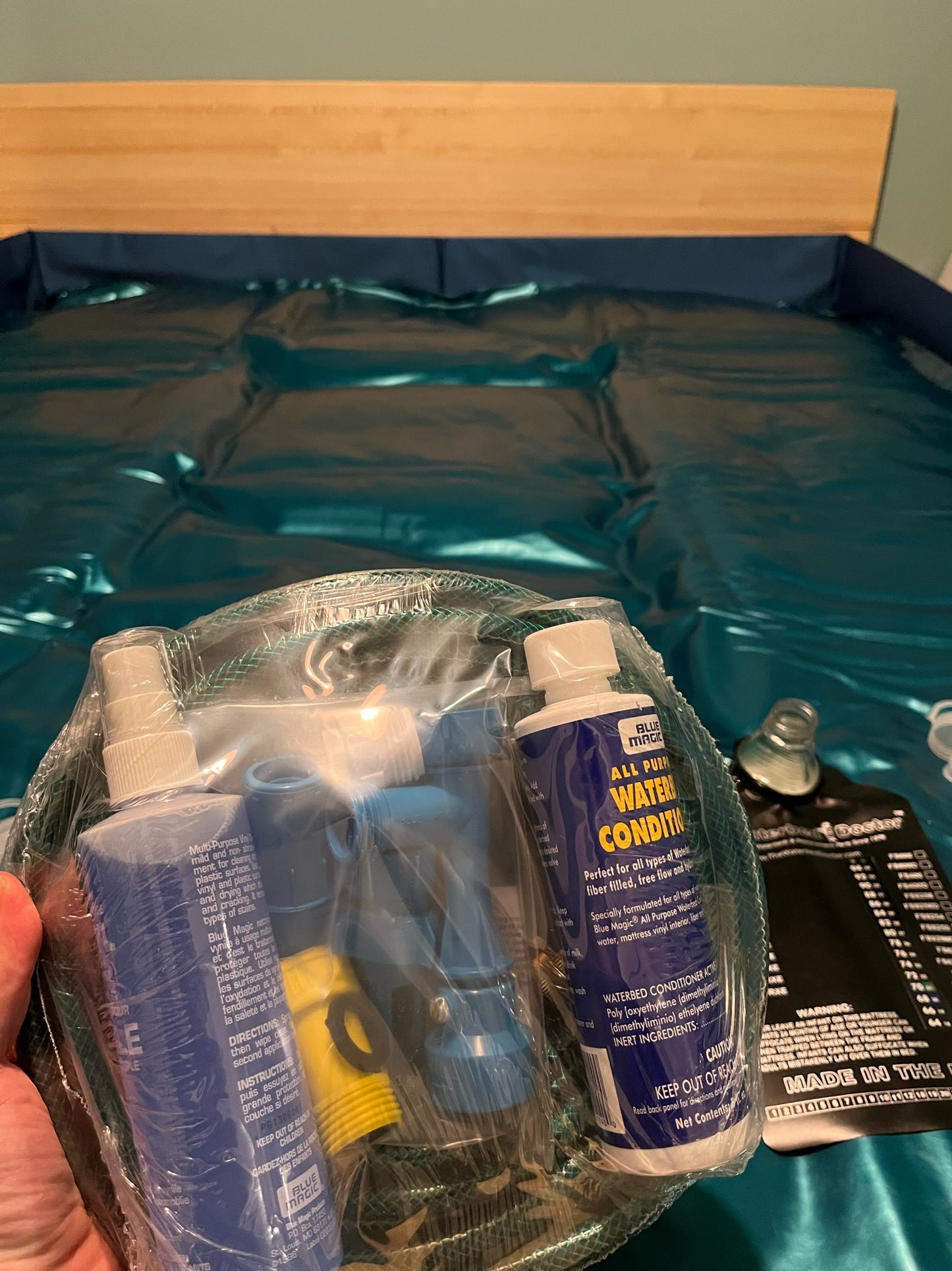 Premium Waveless Vannsengmadrass (90–95 % bølgedemping) komplett pakke