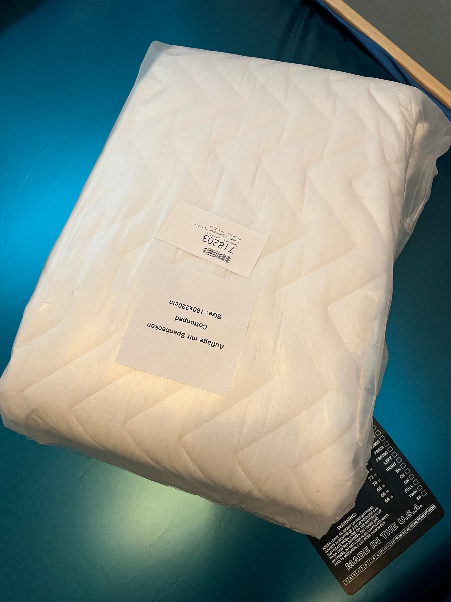 Premium Waveless Vannsengmadrass (90–95 % bølgedemping) komplett pakke